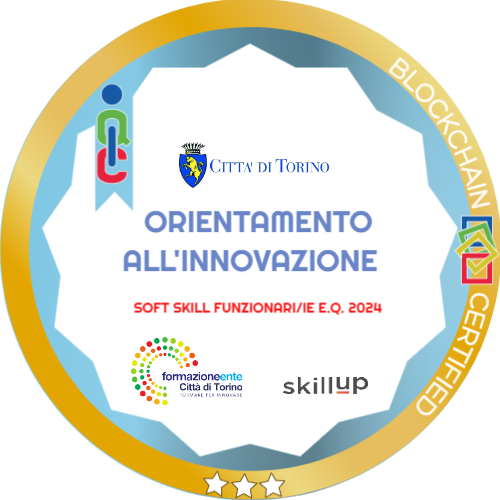 ORIENTAMENTO ALL'INNOVAZIONE (Gold) - SOFT SKILL FUNZIONARI/IE EQ 2024